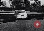 Image of Michigan manufacturer displays new automobile Michigan United States USA, 1941, second 37 stock footage video 65675031875
