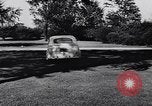Image of Michigan manufacturer displays new automobile Michigan United States USA, 1941, second 38 stock footage video 65675031875