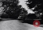Image of Michigan manufacturer displays new automobile Michigan United States USA, 1941, second 46 stock footage video 65675031875