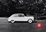 Image of Michigan manufacturer displays new automobile Michigan United States USA, 1941, second 57 stock footage video 65675031875