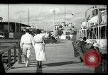 Image of tourists at restaurants West Palm Beach Florida USA, 1936, second 15 stock footage video 65675031877