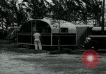 Image of trailer camp Miami Florida USA, 1936, second 54 stock footage video 65675031898