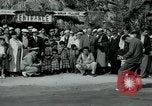 Image of tourists at Seminole Native American Indian trading post Miami Florida USA, 1936, second 14 stock footage video 65675031908