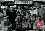 Image of tourists at Seminole Native American Indian trading post Miami Florida USA, 1936, second 26 stock footage video 65675031908