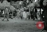 Image of tourists at Seminole Native American Indian trading post Miami Florida USA, 1936, second 38 stock footage video 65675031908