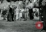 Image of tourists at Seminole Native American Indian trading post Miami Florida USA, 1936, second 43 stock footage video 65675031908