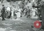 Image of tourists at Seminole Native American Indian trading post Miami Florida USA, 1936, second 46 stock footage video 65675031908