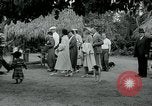 Image of tourists at Seminole Native American Indian trading post Miami Florida USA, 1936, second 60 stock footage video 65675031908
