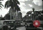 Image of car on a road Miami Florida USA, 1936, second 52 stock footage video 65675031913