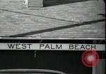 Standbild Touristen West Palm Beach Florida USA, 1936, aus Sekunde 4 historischem Filmmaterial Videoclip 65675031916