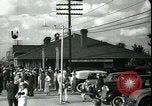 Standbild Touristen West Palm Beach Florida USA, 1936, aus Sekunde 38 historischem Filmmaterial Videoclip 65675031916