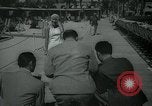Image of 1930s tourists in swim suits West Palm Beach Florida USA, 1936, second 7 stock footage video 65675031920