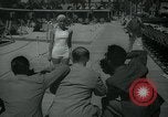Image of 1930s tourists in swim suits West Palm Beach Florida USA, 1936, second 15 stock footage video 65675031920