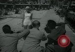 Image of 1930s tourists in swim suits West Palm Beach Florida USA, 1936, second 16 stock footage video 65675031920