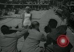 Image of 1930s tourists in swim suits West Palm Beach Florida USA, 1936, second 18 stock footage video 65675031920