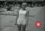 Image of 1930s tourists in swim suits West Palm Beach Florida USA, 1936, second 41 stock footage video 65675031920