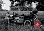 Image of camping in car United States USA, 1920, second 38 stock footage video 65675031931