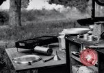 Image of camping in car United States USA, 1920, second 58 stock footage video 65675031931