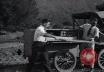 Image of camping trailer United States USA, 1916, second 20 stock footage video 65675031947