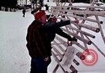 Image of precautions while skiing California United States USA, 1970, second 30 stock footage video 65675031953