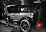 Image of Assembly of Model T Fifteen Millionth car Highland Park Michigan USA, 1927, second 10 stock footage video 65675031960