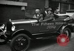Image of Motorcade for Model T Fifteen Millionth car Highland Park Michigan USA, 1927, second 57 stock footage video 65675031961