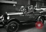 Image of Motorcade for Model T Fifteen Millionth car Highland Park Michigan USA, 1927, second 59 stock footage video 65675031961