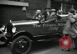 Image of Motorcade for Model T Fifteen Millionth car Highland Park Michigan USA, 1927, second 60 stock footage video 65675031961