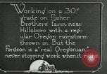 Image of Fordson model F tractor Oregon United States USA, 1920, second 42 stock footage video 65675031983