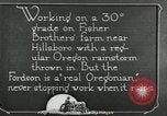 Image of Fordson model F tractor Oregon United States USA, 1920, second 43 stock footage video 65675031983