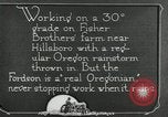 Image of Fordson model F tractor Oregon United States USA, 1920, second 48 stock footage video 65675031983