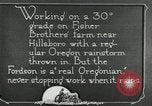 Image of Fordson model F tractor Oregon United States USA, 1920, second 49 stock footage video 65675031983