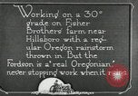 Image of Fordson model F tractor Oregon United States USA, 1920, second 50 stock footage video 65675031983