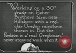 Image of Fordson model F tractor Oregon United States USA, 1920, second 53 stock footage video 65675031983