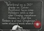 Image of Fordson model F tractor Oregon United States USA, 1920, second 54 stock footage video 65675031983