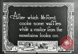 Image of Henry Ford Maryland United States USA, 1921, second 18 stock footage video 65675031993