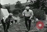 Image of group camping Maryland United States USA, 1921, second 54 stock footage video 65675031999