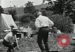 Image of group camping Maryland United States USA, 1921, second 58 stock footage video 65675031999