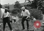 Image of group camping Maryland United States USA, 1921, second 60 stock footage video 65675031999