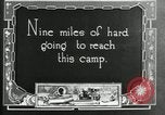 Image of group camping Maryland United States USA, 1921, second 4 stock footage video 65675032001