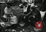 Image of group camping Maryland United States USA, 1921, second 37 stock footage video 65675032002