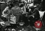 Image of group camping Maryland United States USA, 1921, second 43 stock footage video 65675032002