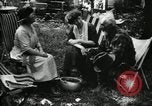 Image of group camping Maryland United States USA, 1921, second 53 stock footage video 65675032002