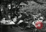 Image of Warren G Harding camping with Ford, Firestone, and Edison Maryland United States USA, 1921, second 22 stock footage video 65675032004