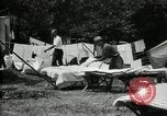 Image of group camping Maryland United States USA, 1921, second 22 stock footage video 65675032008