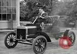 Image of Ford model A cars circa 1905 Detroit Michigan USA, 1927, second 60 stock footage video 65675032014