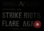 Image of Strike by labor of United Auto Workers Milwaukee Wisconsin USA, 1941, second 1 stock footage video 65675032020