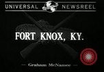 Standbild Erste Kampfübungen der gepanzerten Division Kentucky United States USA, 1941, aus Sekunde 1 historischem Filmmaterial Videoclip 65675032023
