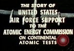 Image of atomic tests Nevada United States USA, 1958, second 29 stock footage video 65675032029