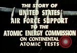 Image of atomic tests Nevada United States USA, 1958, second 31 stock footage video 65675032029